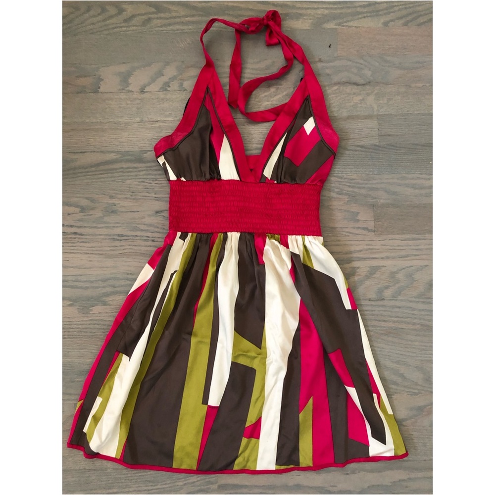 Bebe Halter Strap Dress